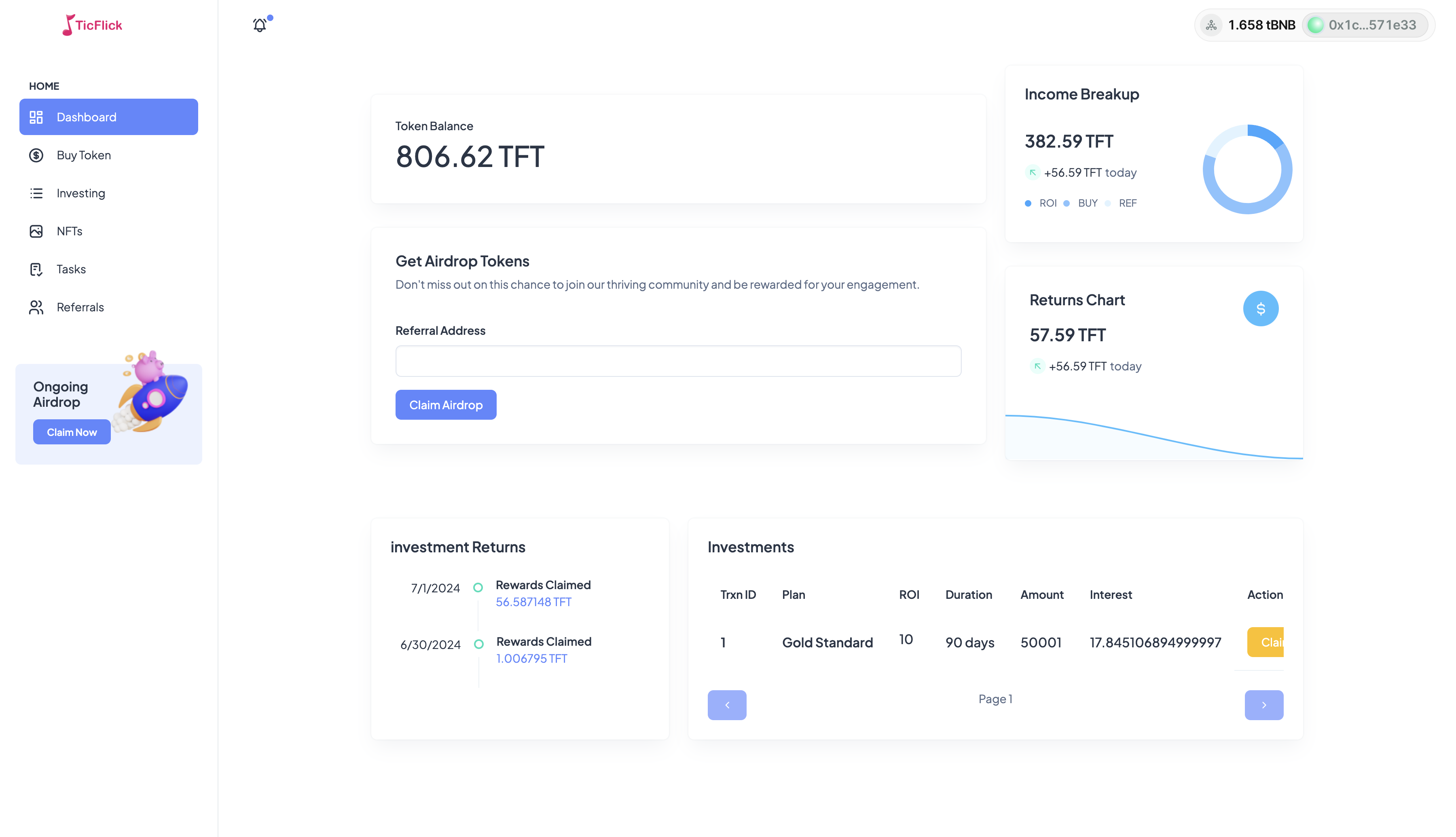 Ticflick Screenshot 1